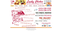 Desktop Screenshot of luckychickennyc.com